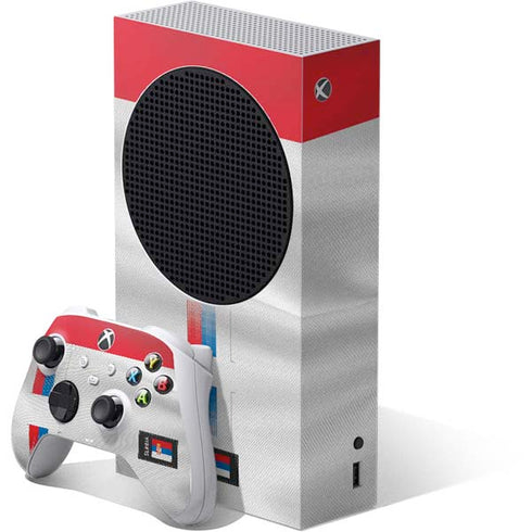 Serbia Soccer Flag Xbox Series S Skins